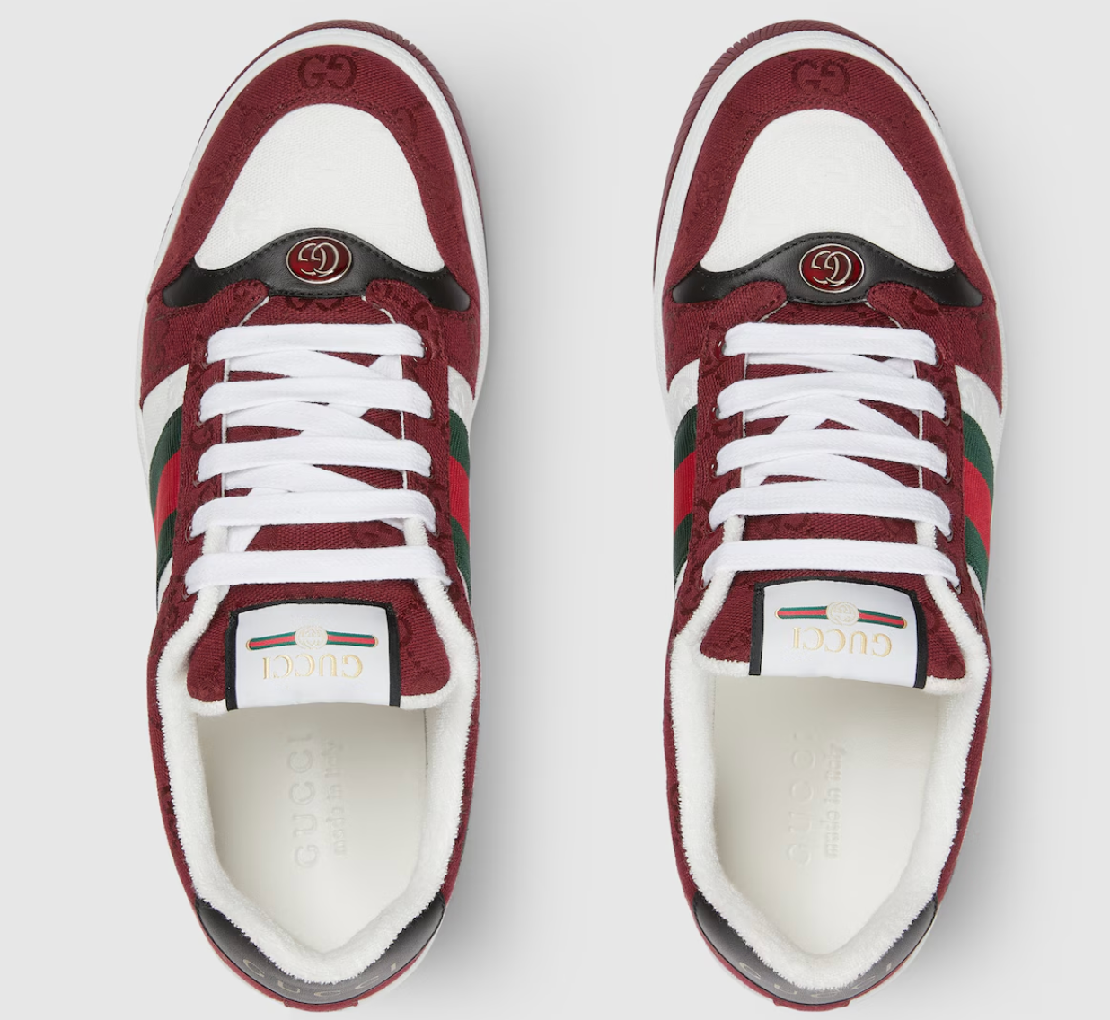  Giày Nam ‎Gucci Screener Trainer 'Red' 