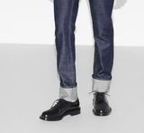  Giày Nam Gucci Lace-up Shoe 'Black' 