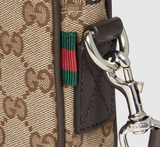  Túi ‎Gucci Canvas Small Crossbody Bag 'Beige' 