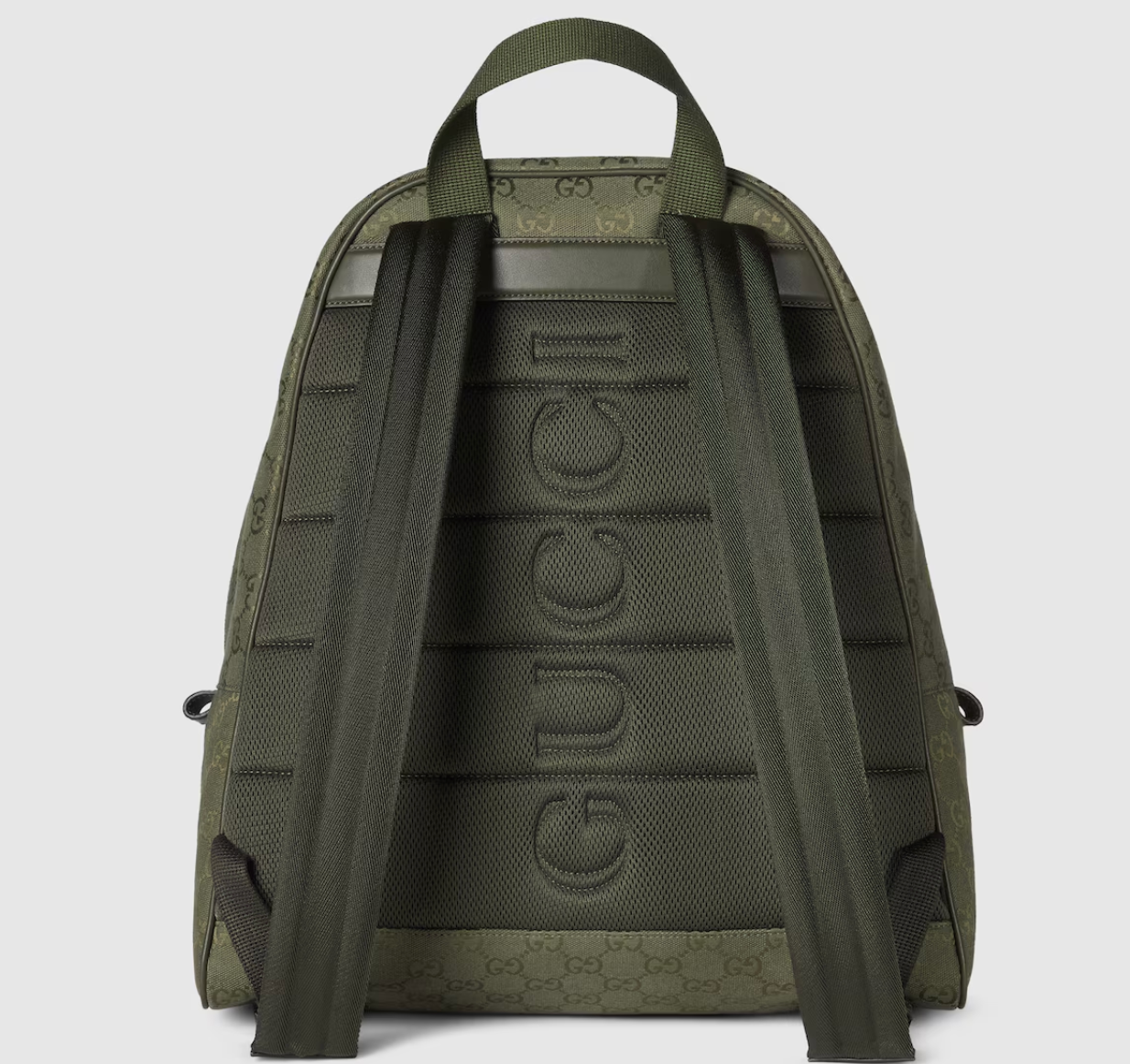  Balo Gucci Canvas Medium Backpack 'Green' 