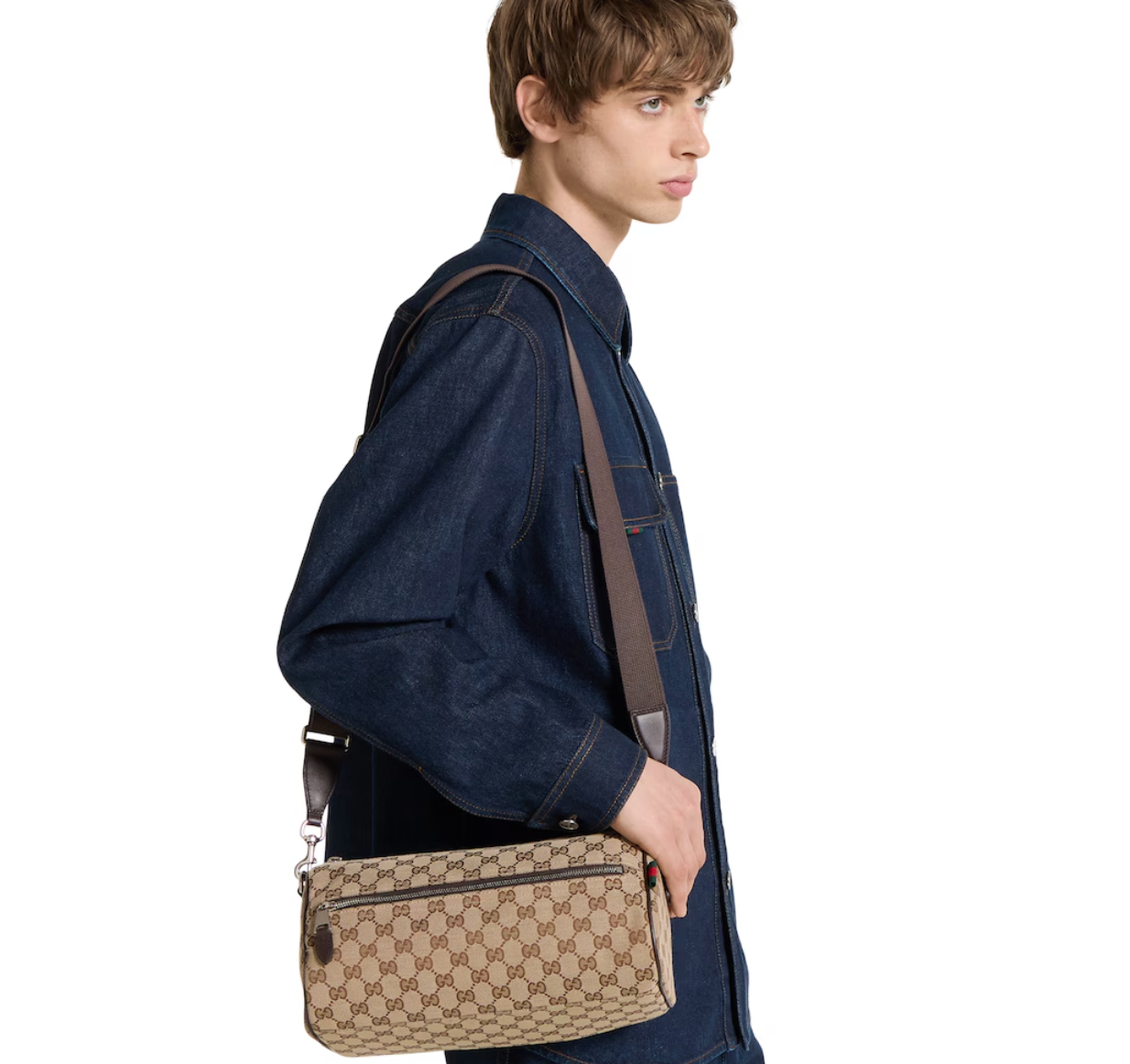  Túi Gucci Small Cylinder Bag 'Beige' 