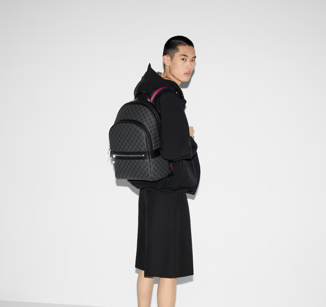  Balo Gucci Medium Backpack 'Black' 