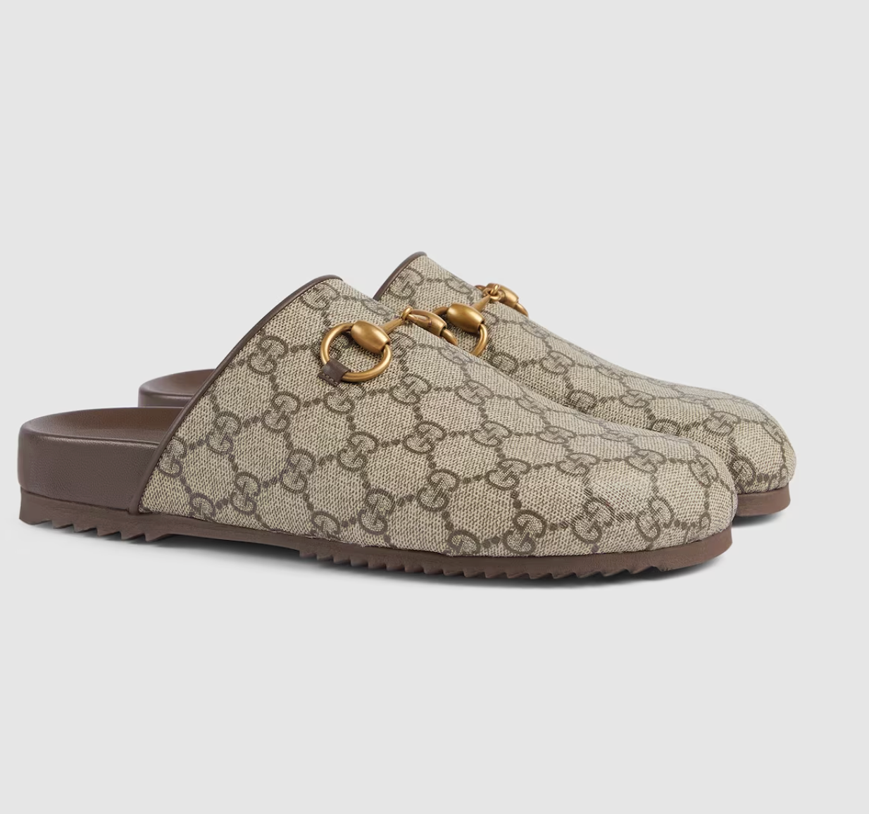  Dép Nữ Gucci Horsebit Mule ‎'Beige' 