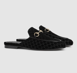  Giày Nữ ‎Gucci Princetown Slipper 'Black' 