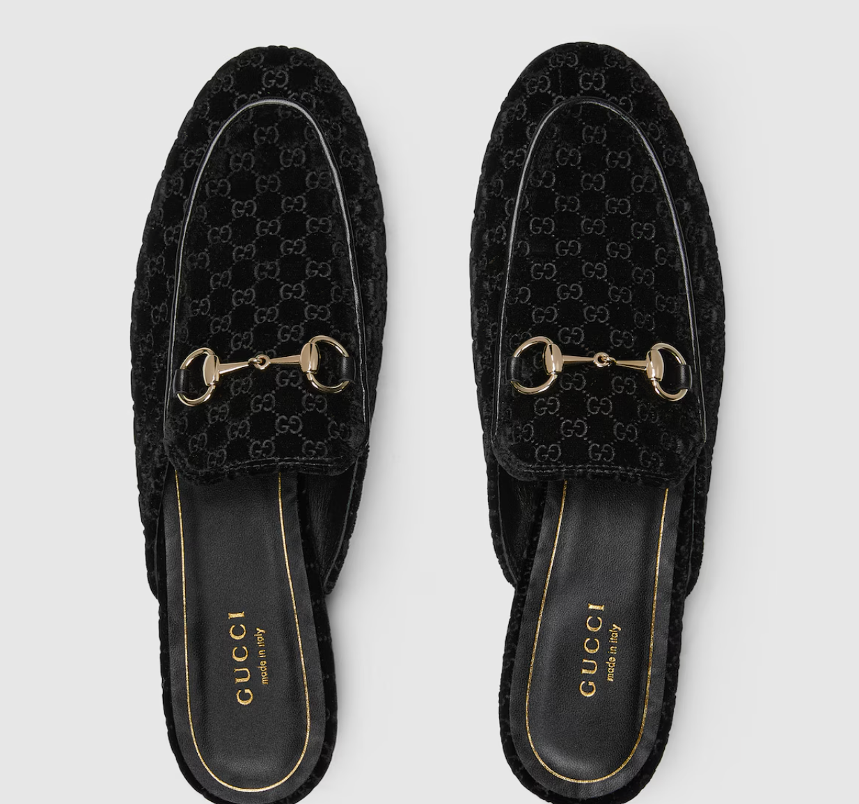 Giày Nữ ‎Gucci Princetown Slipper 'Black' 