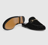  Giày Nữ ‎Gucci Princetown Slipper 'Black' 
