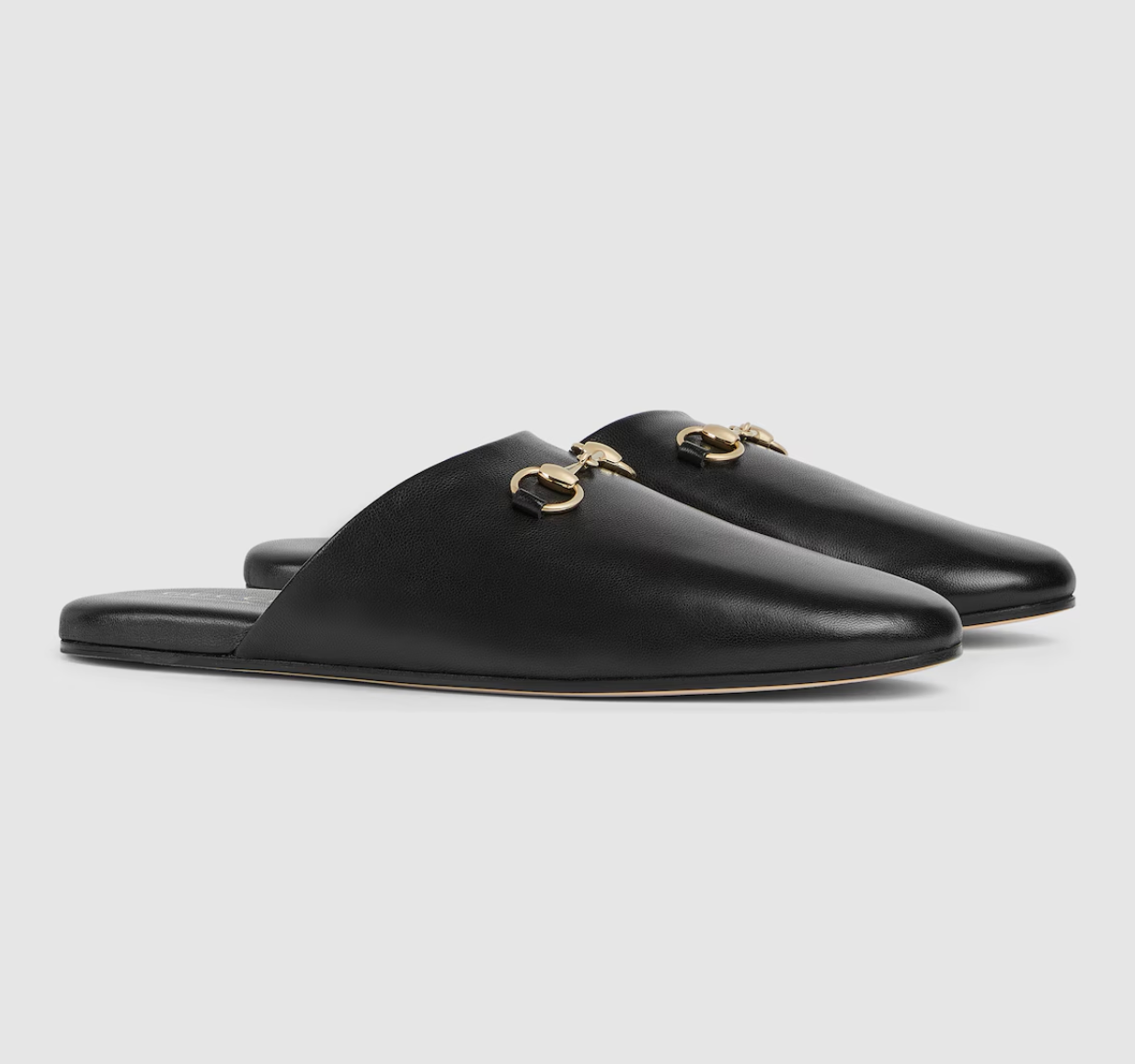  Giày Nữ Gucci Mule With Horsebit 'Black' 