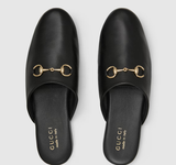  Giày Nữ Gucci Mule With Horsebit 'Black' 