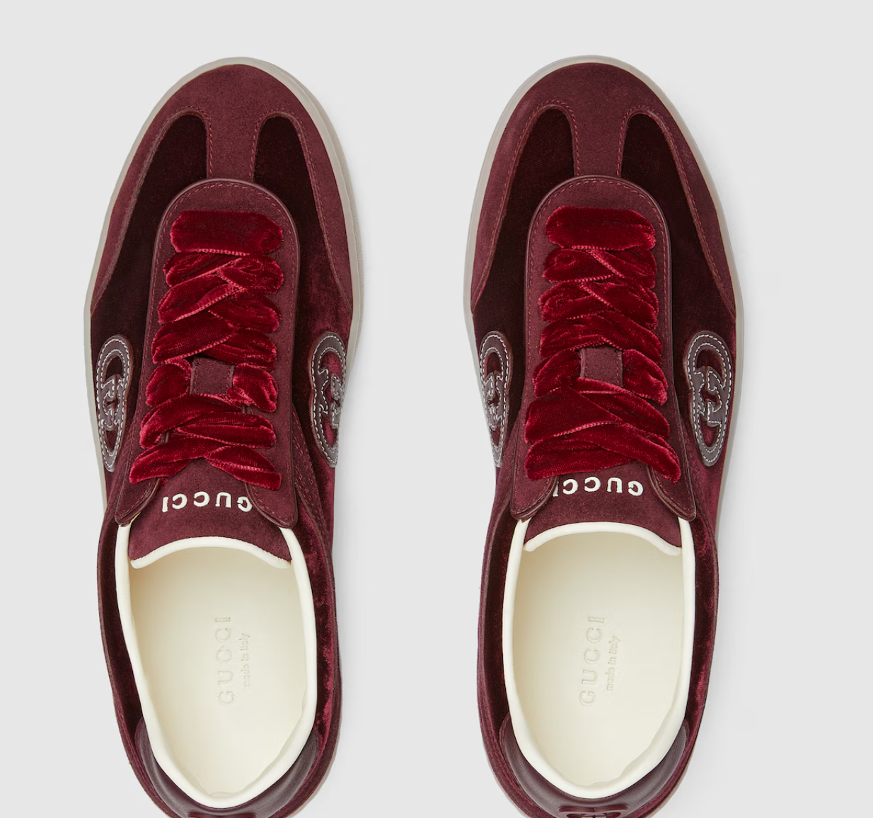  Giày Nữ Gucci G75 Sneaker 'Bordeaux' 