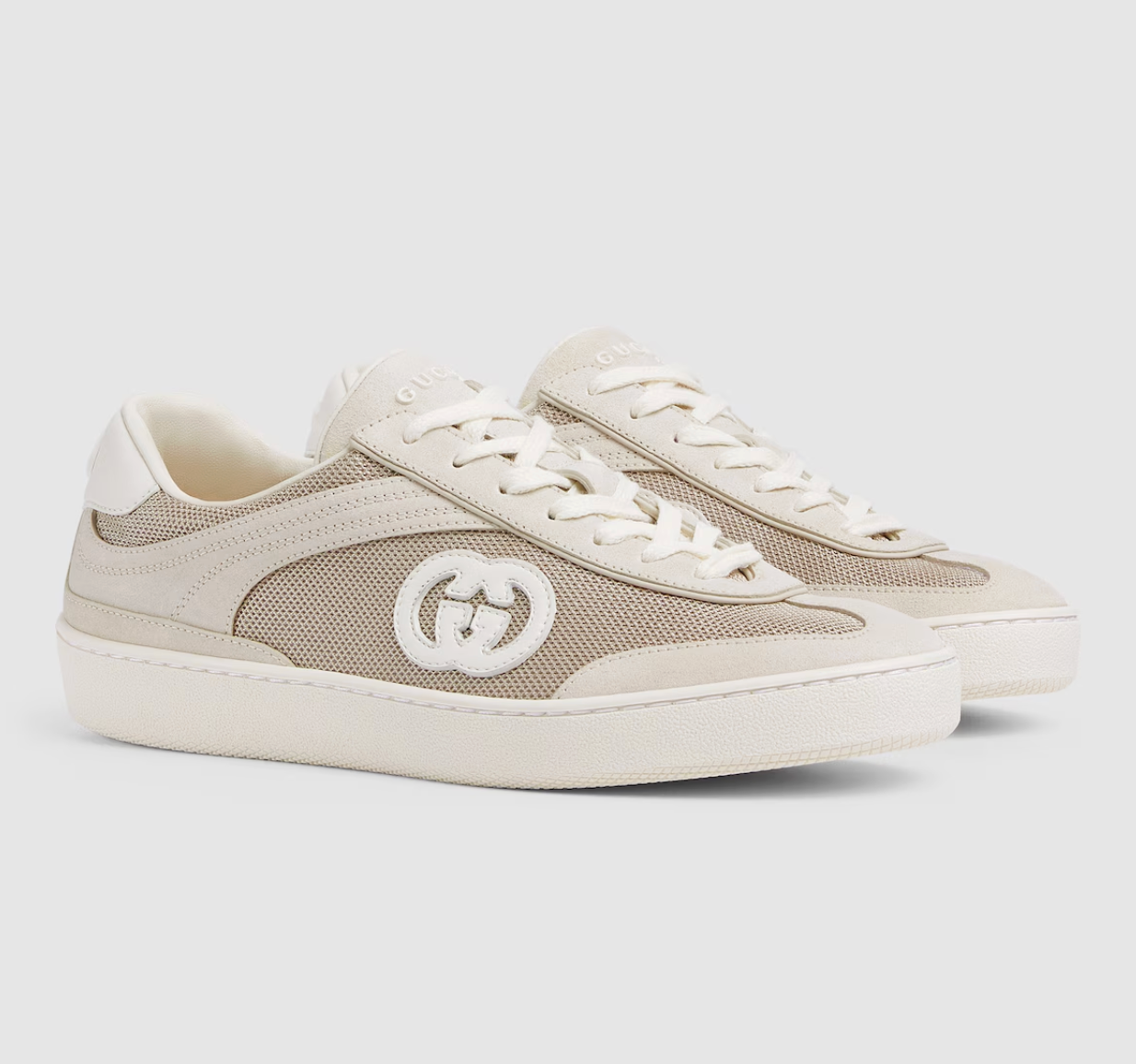  Giày Nữ Gucci G75 Trainer 'Beige' 