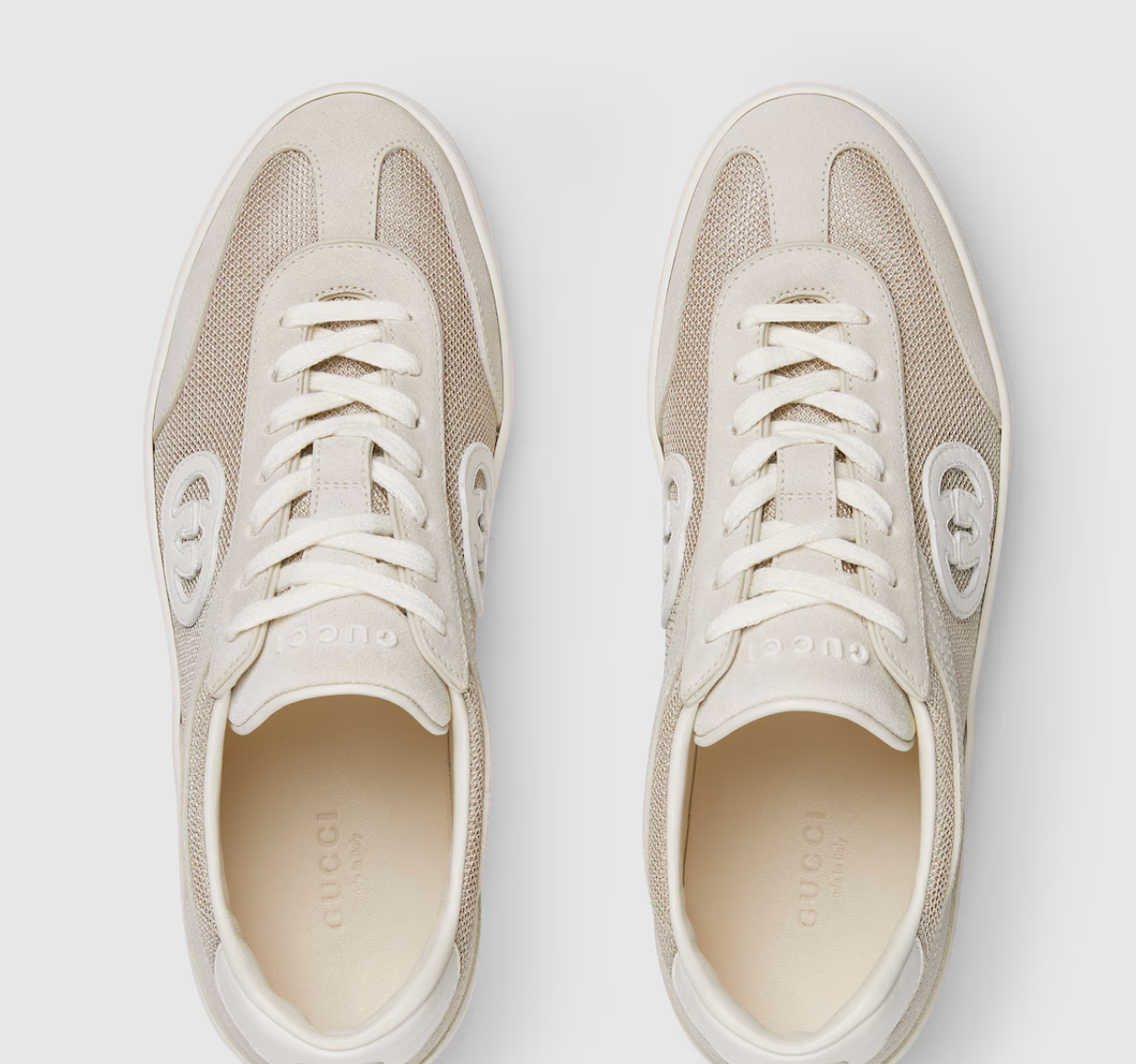  Giày Nữ Gucci G75 Trainer 'Beige' 