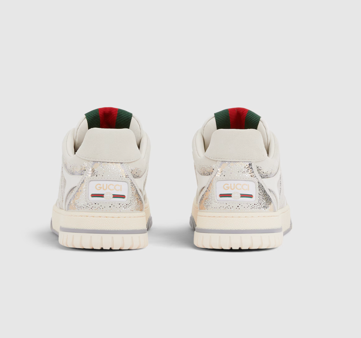  Giày Nữ Gucci Re-Web Sneaker 'White' 