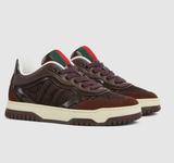  Giày Nữ Gucci Re-Web Sneaker 'Brown' 