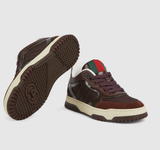  Giày Nữ Gucci Re-Web Sneaker 'Brown' 