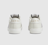  Giày Nữ Gucci GG Crystal Screener Sneaker 'White' 