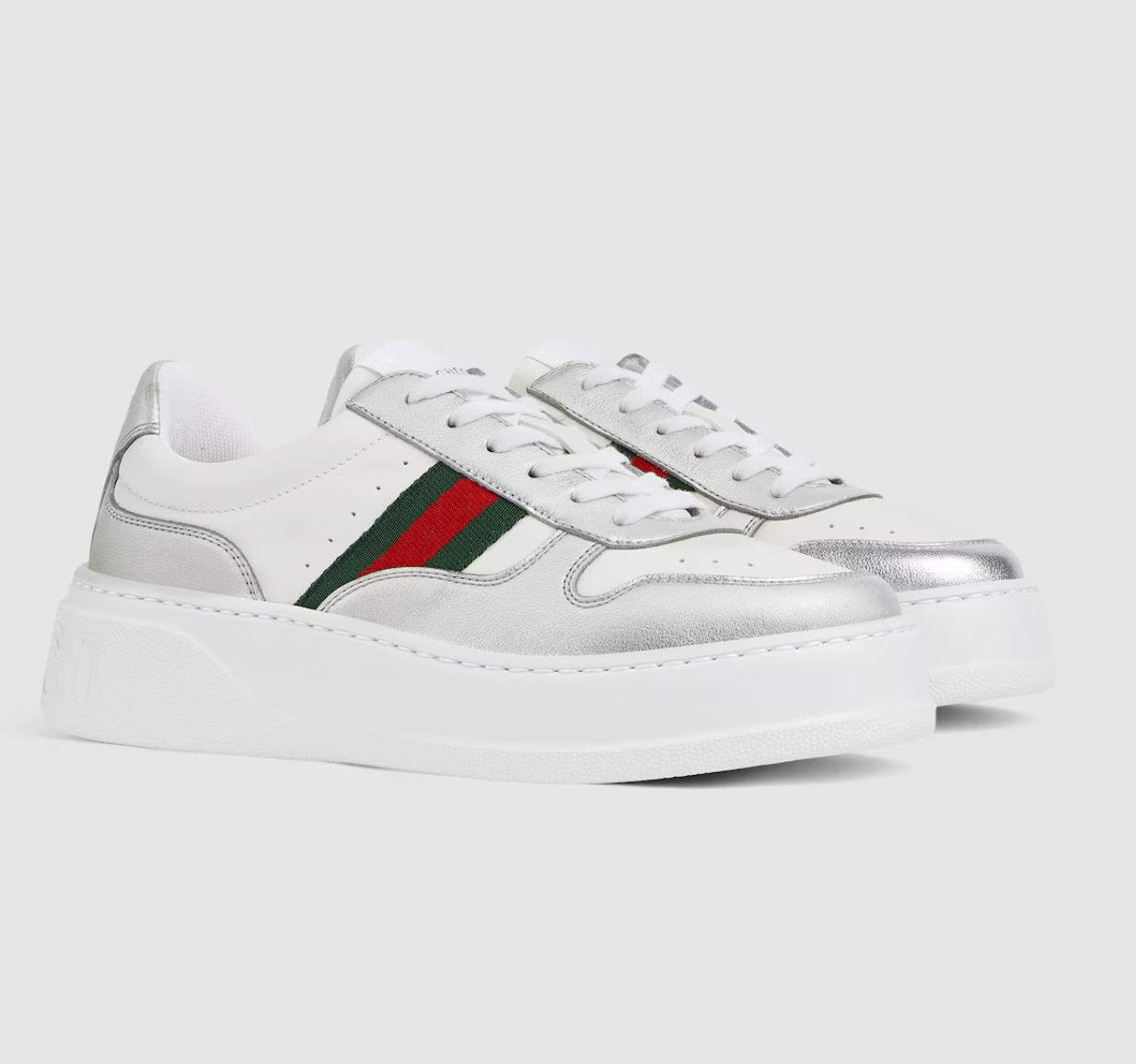  Giày Nữ Gucci Chunky Sneaker 'White' 
