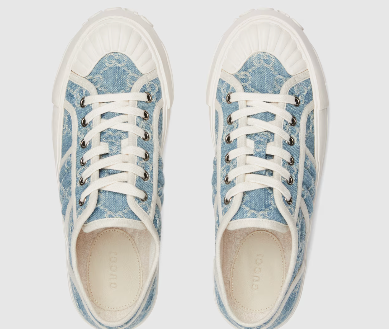  Giày Nữ Gucci Chunky Sneaker 'Blue' 