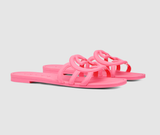  Dép Nữ Gucci Interlocking Slide Sandal 'Pink' 