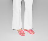  Dép Nữ Gucci Interlocking Slide Sandal 'Pink' 