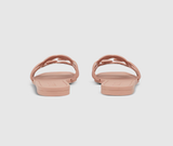  Dép Nữ ‎Gucci Interlocking G Slide Sandal 'Beige' 