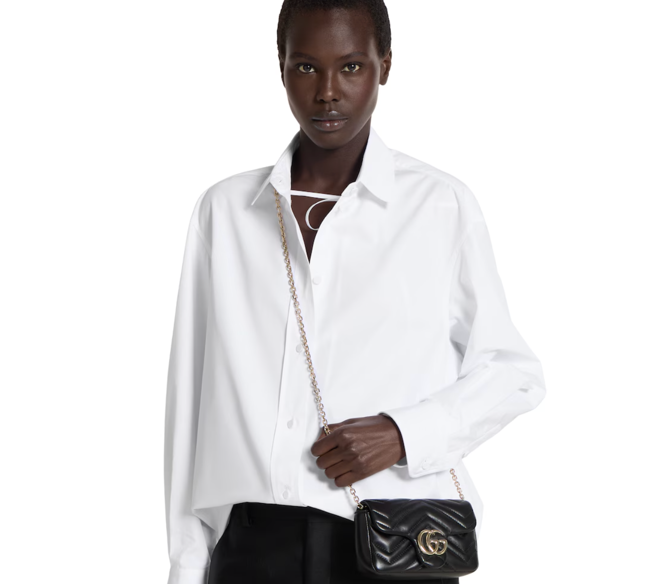  Túi Nữ ‎Gucci Marmont Mini Shoulder Bag 'Black' 