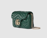  Túi Nữ Gucci Marmont Mini Shoulder Bag 'Green' 