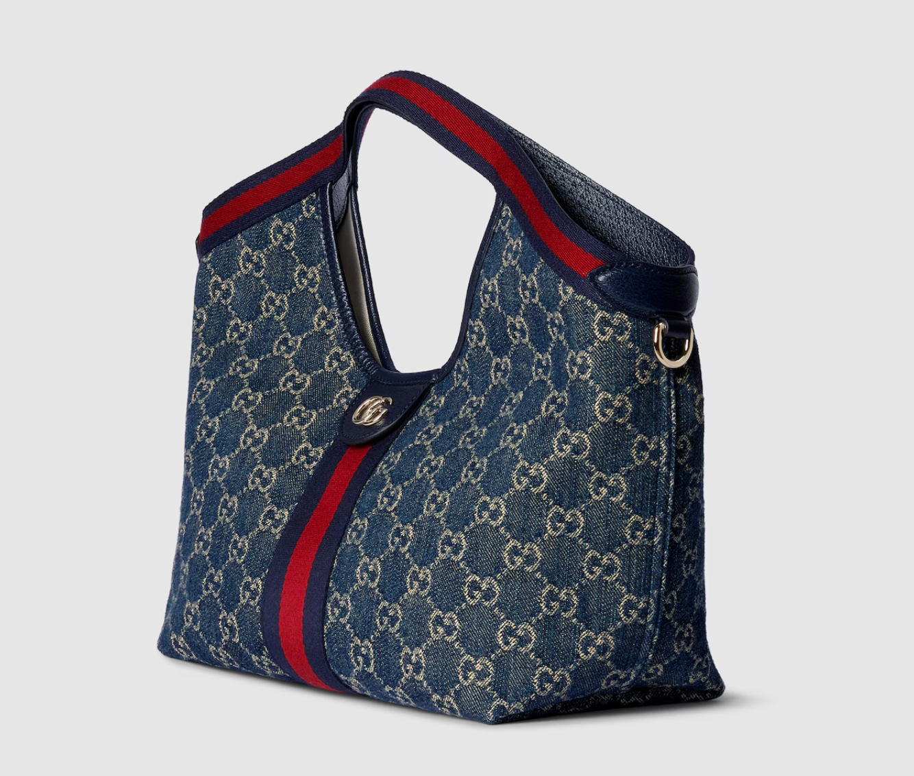 Túi Nữ Gucci Giglio Small Tote Bag 'Blue' 