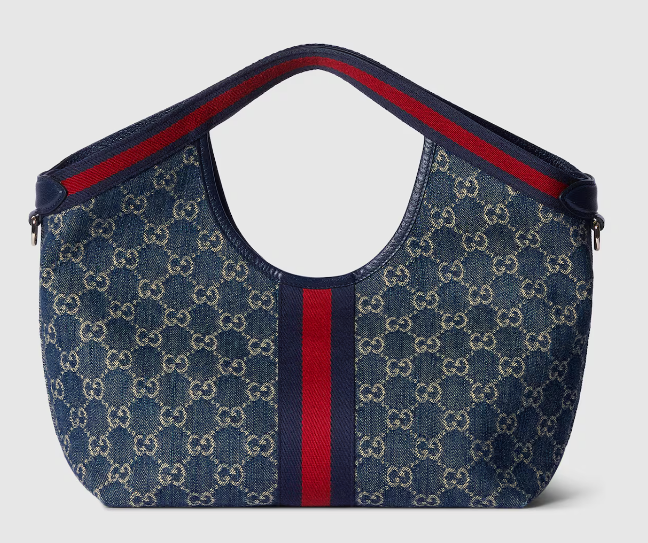  Túi Nữ Gucci Giglio Small Tote Bag 'Blue' 