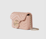  Túi Nữ Gucci Marmont Mini Shoulder Bag 'Pink' 