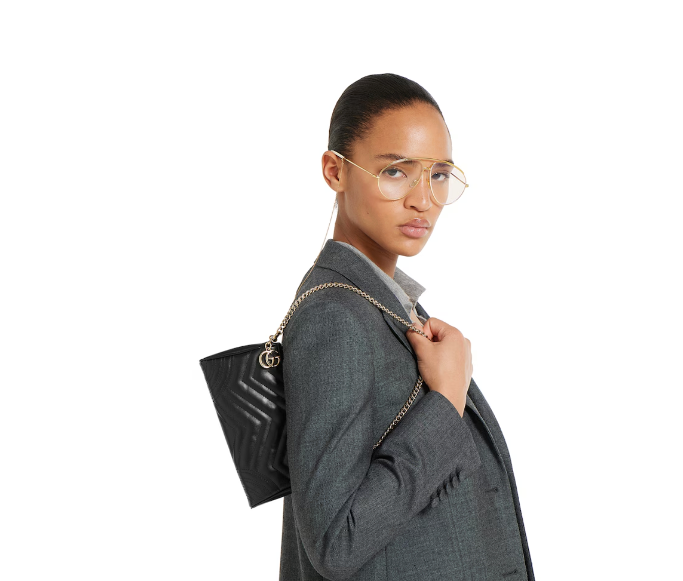  Túi Nữ Gucci Marmont Small Shoulder Bag 'Black' 