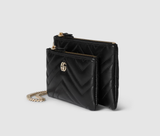  Túi Nữ Gucci Marmont Small Pouch 'Black' 