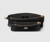  Túi Nữ Gucci Marmont Small Pouch 'Black' 