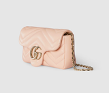 Túi Nữ Gucci Marmont Mini Shoulder Bag 'Pale Pink' 