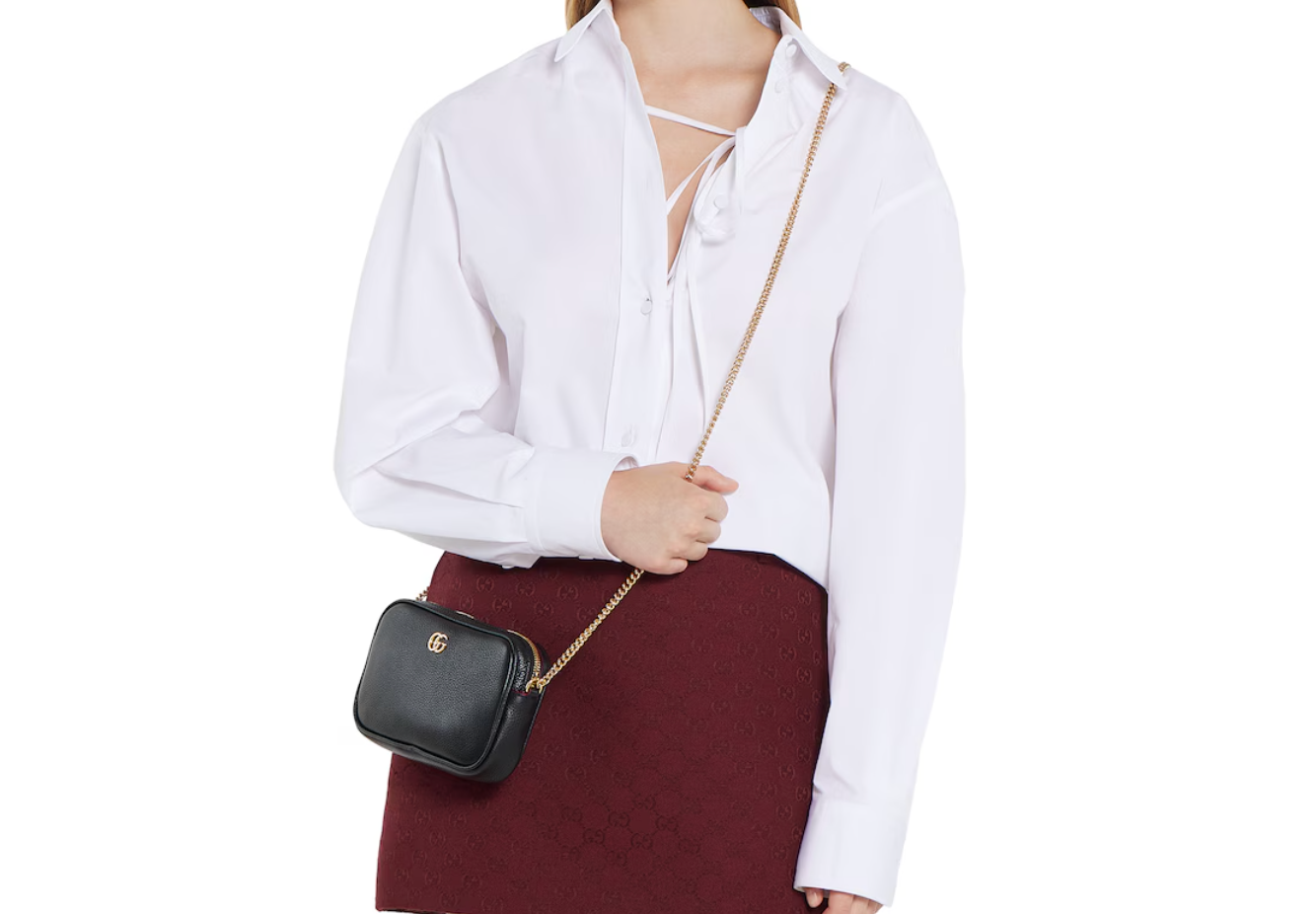  Túi Nữ ‎Gucci Marmont Mini Camera Bag 'Black' 
