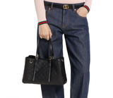  Túi Nữ Gucci Emblem Medium Tote Bag 'Black' 