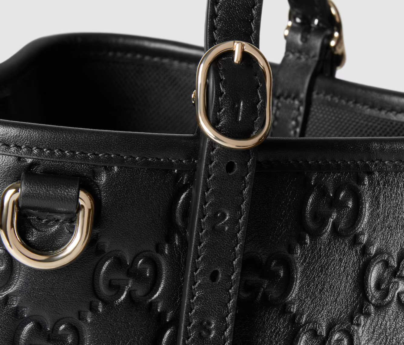  Túi Nữ Gucci Emblem Medium Tote Bag 'Black' 