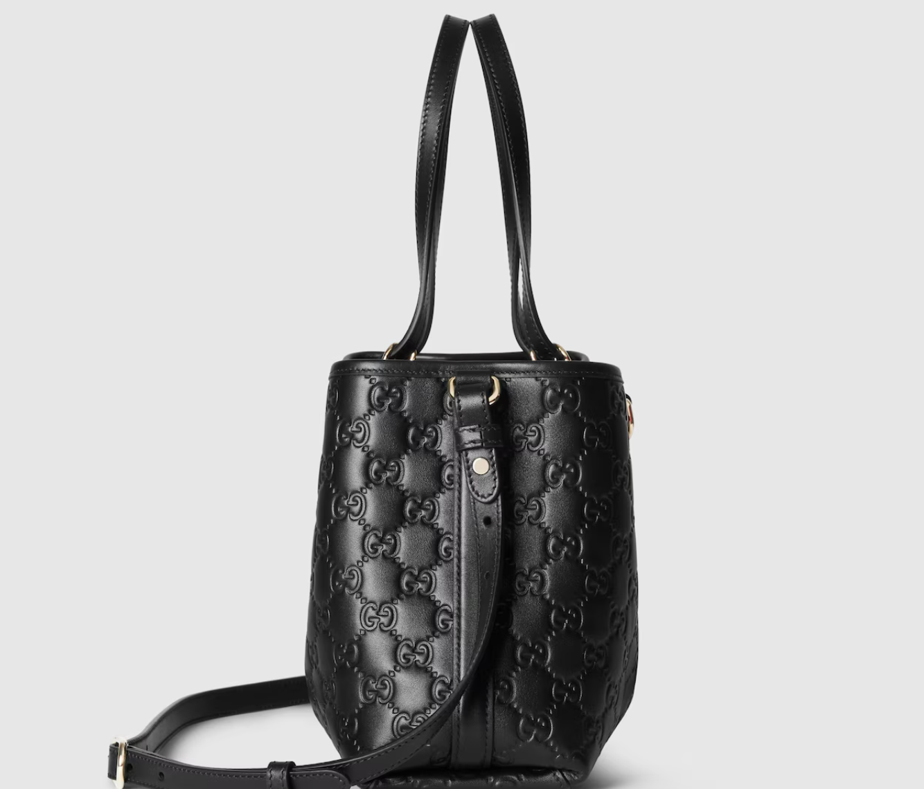  Túi Nữ Gucci Emblem Medium Tote Bag 'Black' 