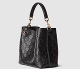  Túi Nữ Gucci Emblem Small Bucket Bag 'Black' 