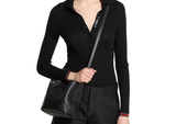  Túi Nữ Gucci Emblem Small Bucket Bag 'Black' 