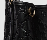  Túi Nữ Gucci Emblem Small Bucket Bag 'Black' 