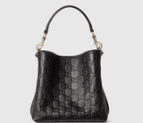  Túi Nữ Gucci Emblem Small Bucket Bag 'Black' 