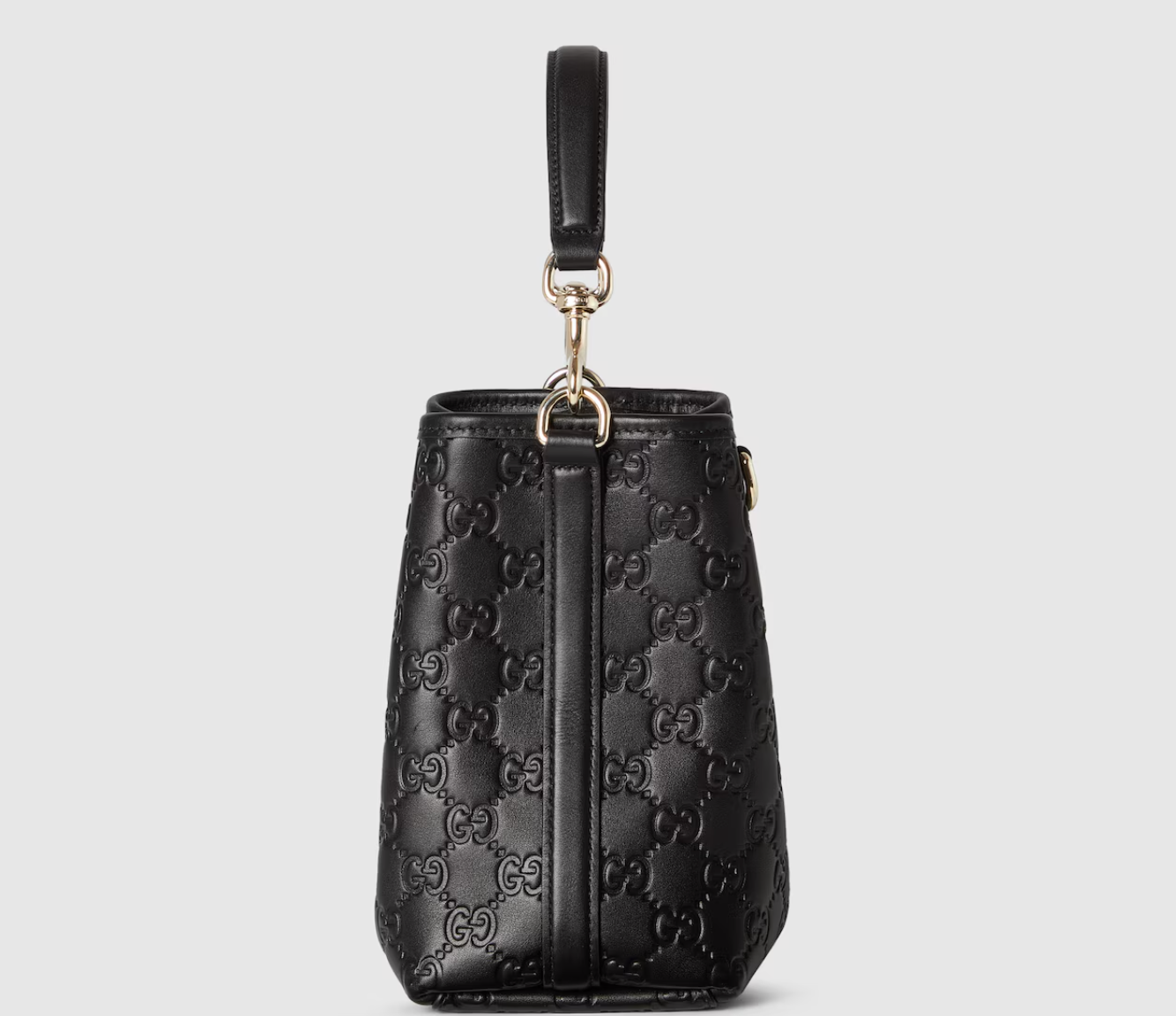  Túi Nữ Gucci Emblem Small Bucket Bag 'Black' 