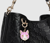  Túi Nữ Gucci Emblem Small Bucket Bag 'Black' 