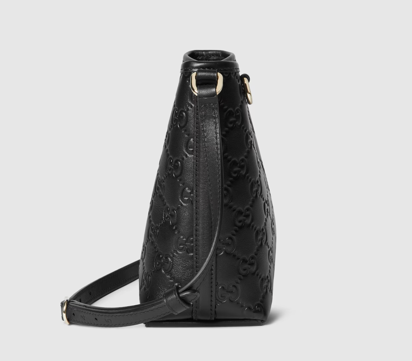  Túi Nữ Gucci Emblem Nano Bucket Bag 'Black' 
