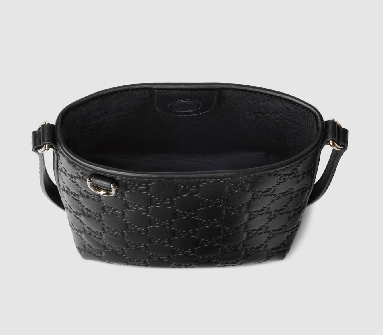  Túi Nữ Gucci Emblem Nano Bucket Bag 'Black' 