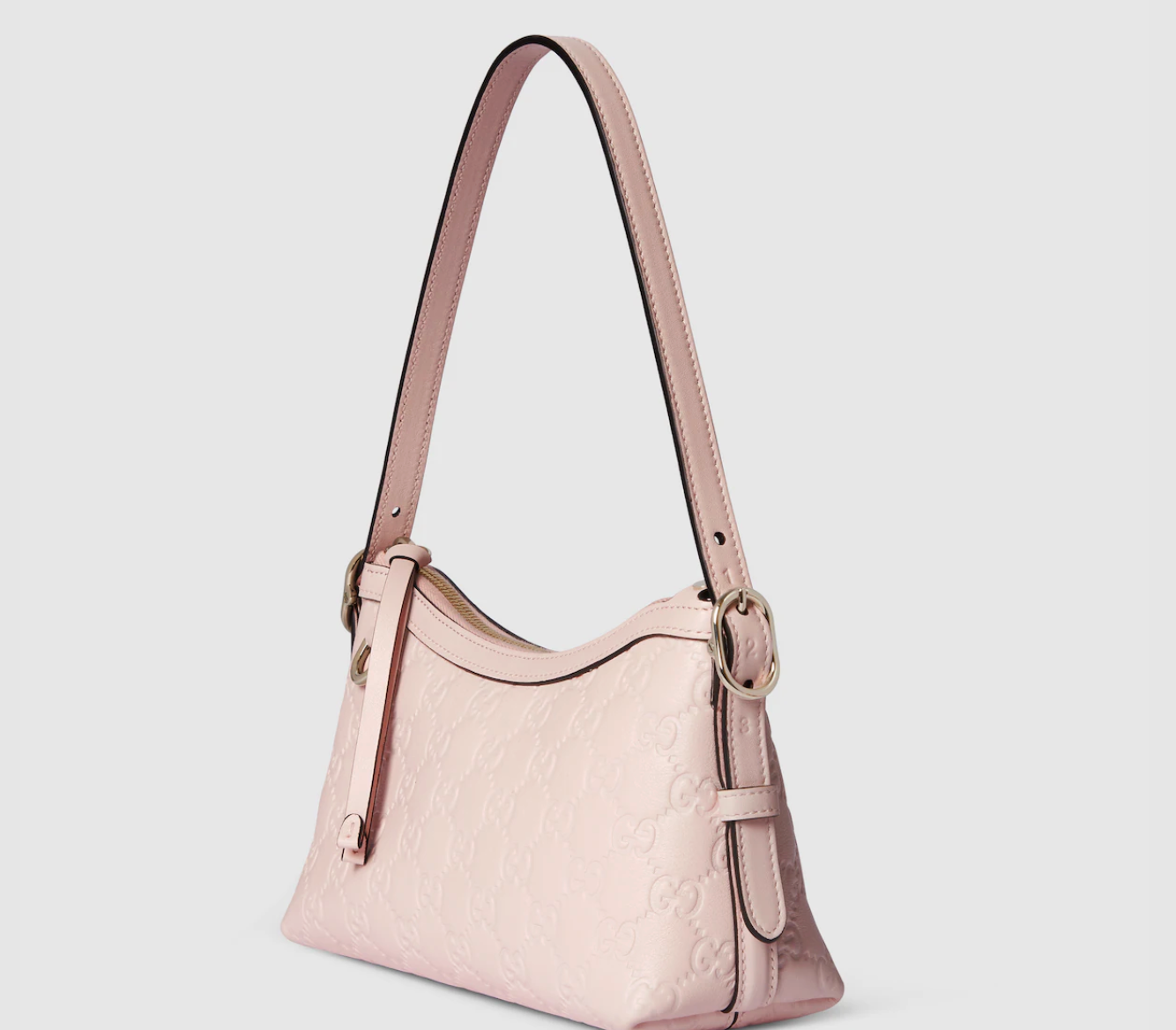  Túi Nữ Gucci Emblem Small Shoulder Bag 'Pink' 