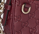  Túi Nữ Gucci Emblem Mini Shoulder Bag 'Rosso Ancora' 