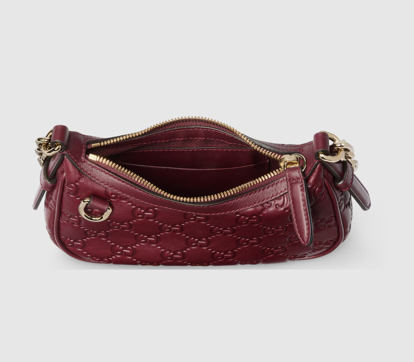  Túi Nữ Gucci Emblem Mini Shoulder Bag 'Rosso Ancora' 