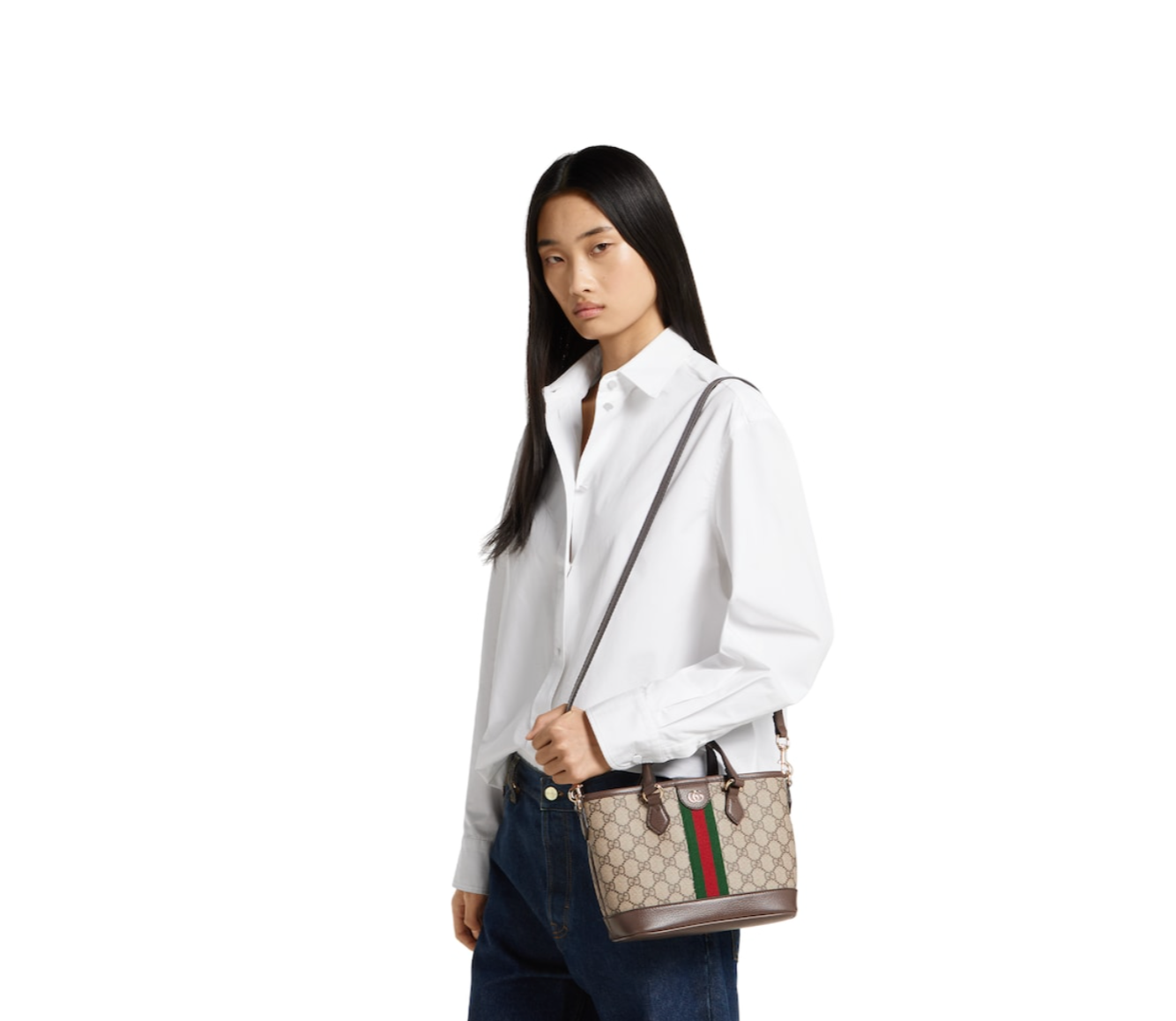  Túi Nữ Gucci Ophidia Small Tote Bag 'Beige' 