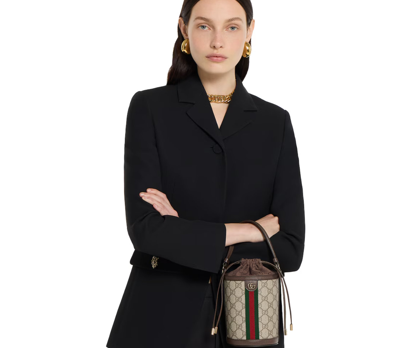  Túi Nữ Gucci Ophidia Mini Bucket Bag 'Beige' 